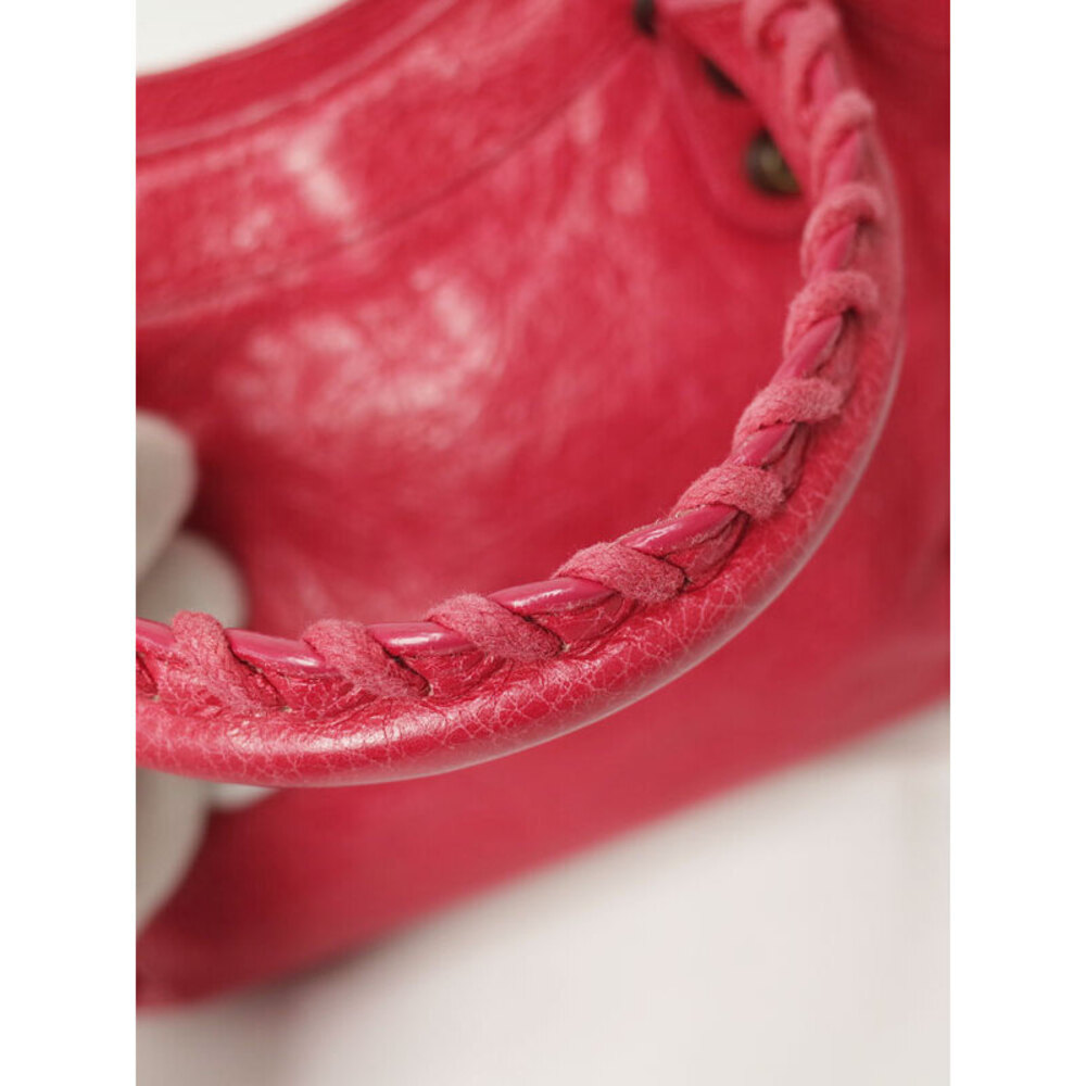 Balenciaga City 2way Red bag Classic top Shoulder handles - Picture 8 of 9